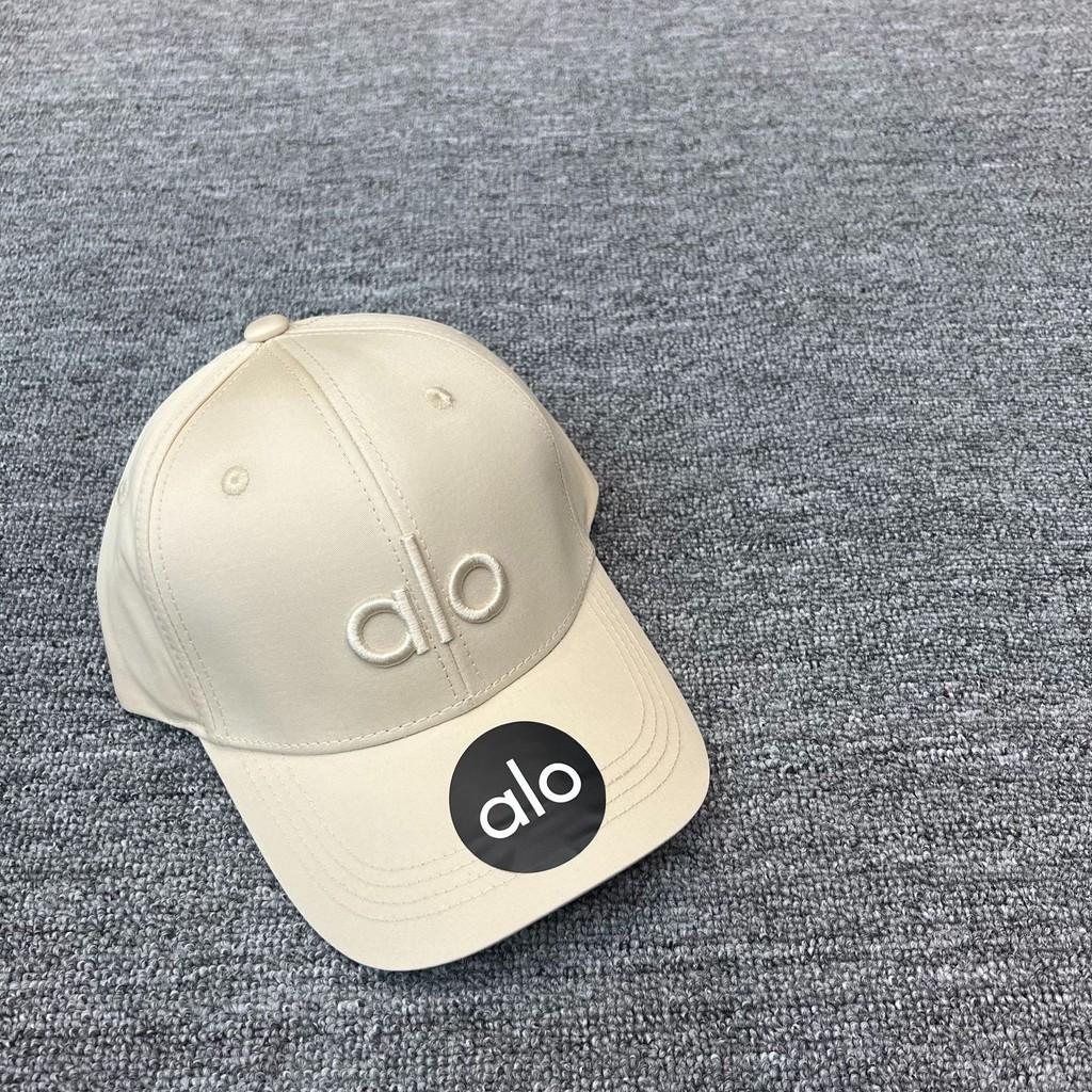 Бейсболка с вышивкой Alo Letter для женщин, смесовая хлопковая, козырек от солнца, повседневный летний модный аксессуар