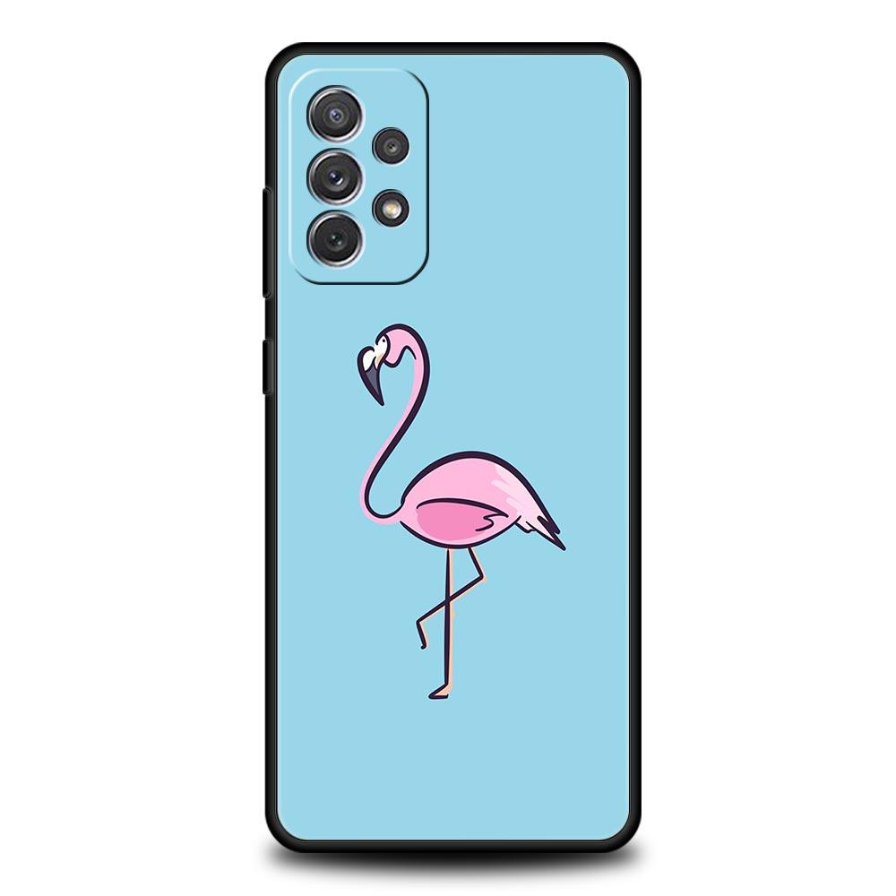 Розово-красный чехол-фламинго для телефона Samsung Galaxy A51 A71 A21S A12 A11 A31 A41 A01 A03s A52 A32 A22 A13 A23 A33 A53 A73 5G