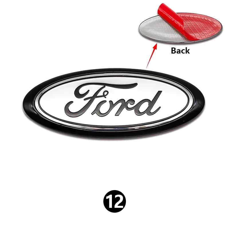 Новая автомобильная наклейка 2026 Ford Новая 2025 Горячие ABS Наклейки с логотипом эмблемы на переднюю решетку и задний багажник автомобиля Для Ford Focus Mondeo Edge Ecosport