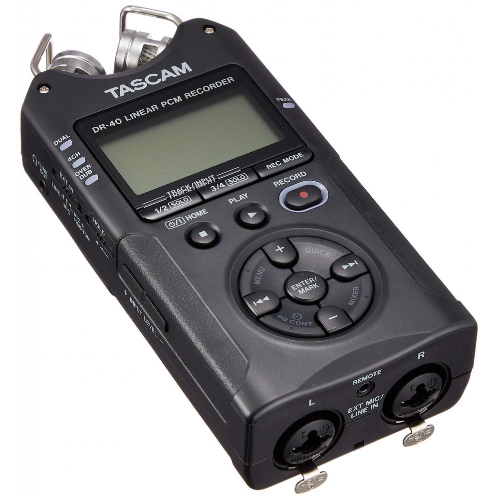TASCAM DR-40 VER2-J 4ch Linear PCM Recorder 24bit96kHz High Resolution Handy Recorder Youtube ASMR Music Wild Bird Railway Recording