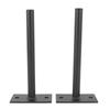 2pcs Wall Mounted Weight Plate Holder Wall Weight Storage Rack Alloy Steel Construction Diameter 1.0