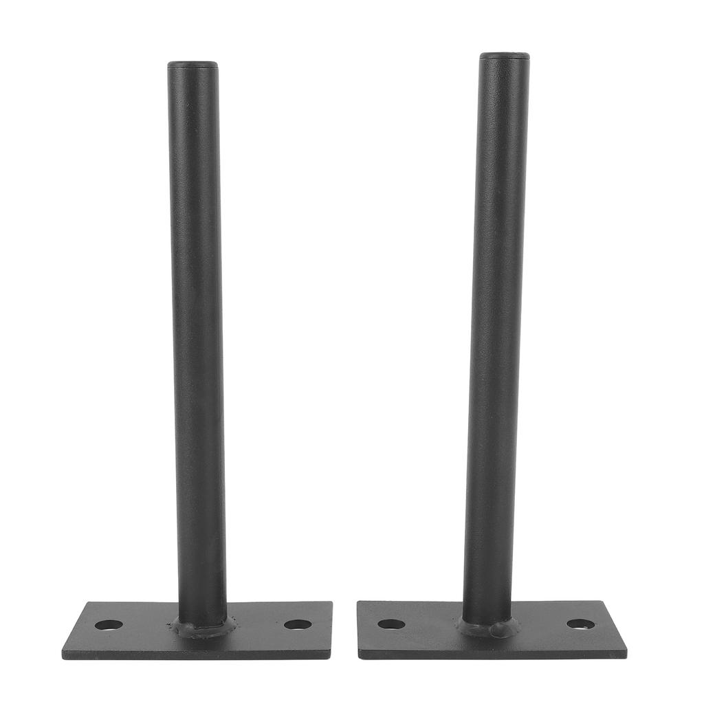 2pcs Wall Mounted Weight Plate Holder Wall Weight Storage Rack Alloy Steel Construction Diameter 1.0