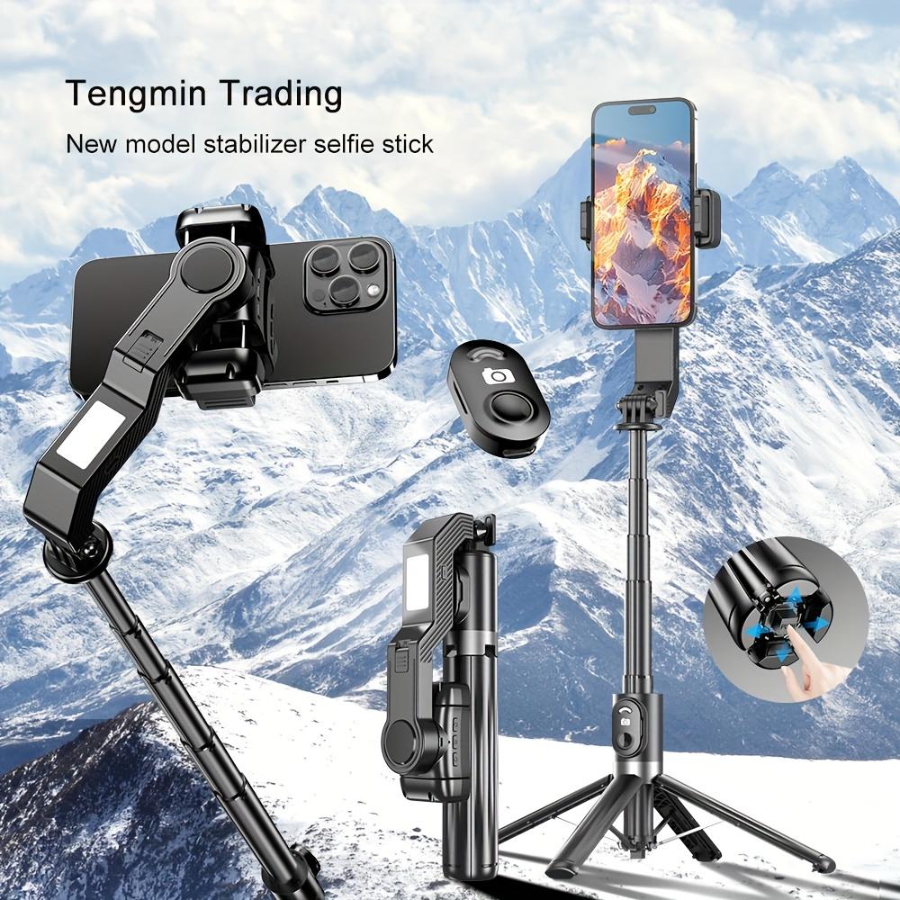 2025 New Portable Anti-Shake Stabilizer Selfie Stick One-Button Landscape and Portrait Mode Switching with Remote Control 7