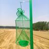 Hanging Fly Trap Indoor Outdoor Garden Farm Barn Ranch Foldable Fly Catcher Bag Heavy Duty Weather-proof Reusable Fly Control Green Cage