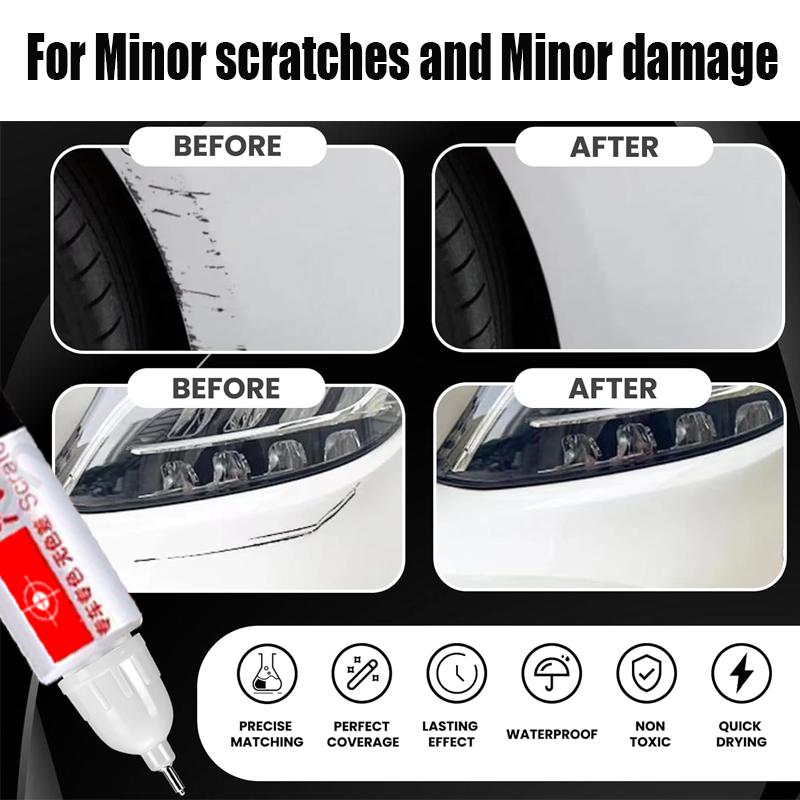 For Volkswagen White Car Paint Repair Pen Scratch Remover DIY Touch Up Panit Pen Auto Accessories White LC9A/0Q LD7R LB9A Touchup Paint2
