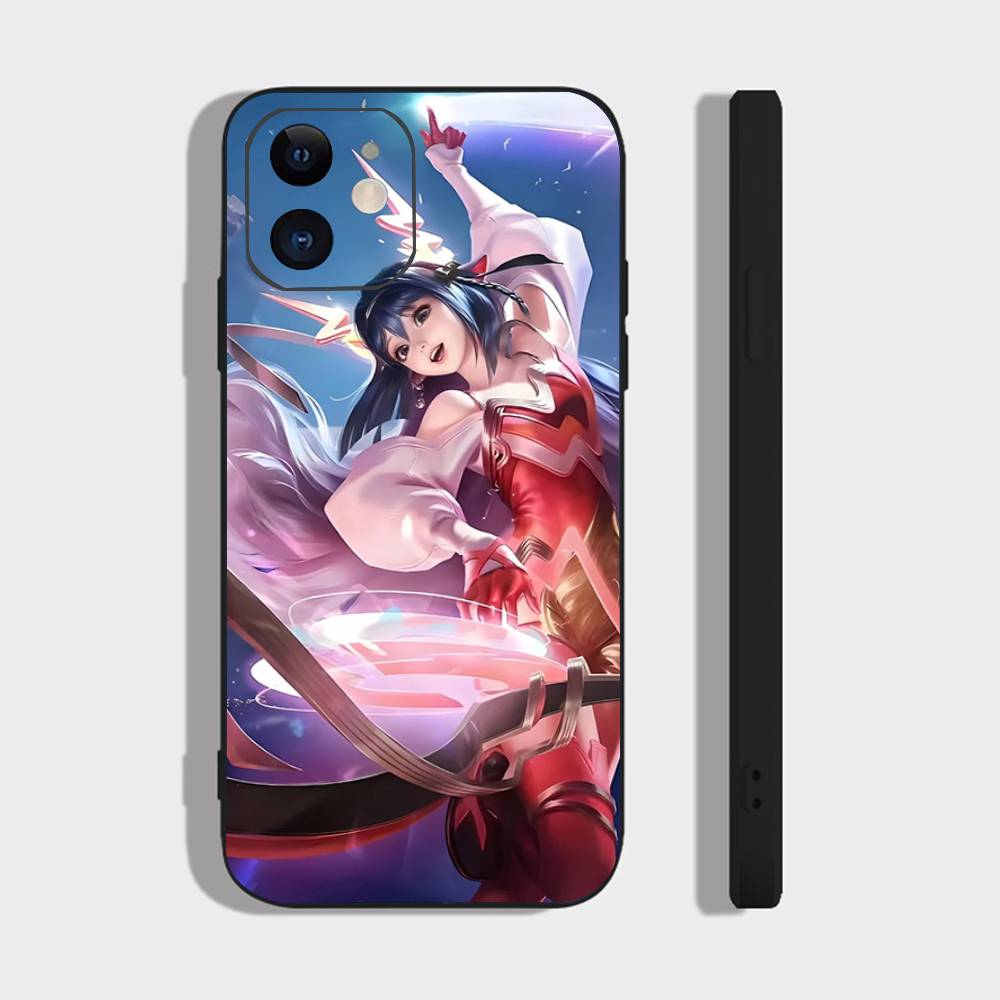 Yaomei Анимация Игра H-Honor Of K-Kings Чехол для телефона Для IPhone 17 Air 16 15 14 13 Pro Max 11 12 Черный Силиконовый Чехол