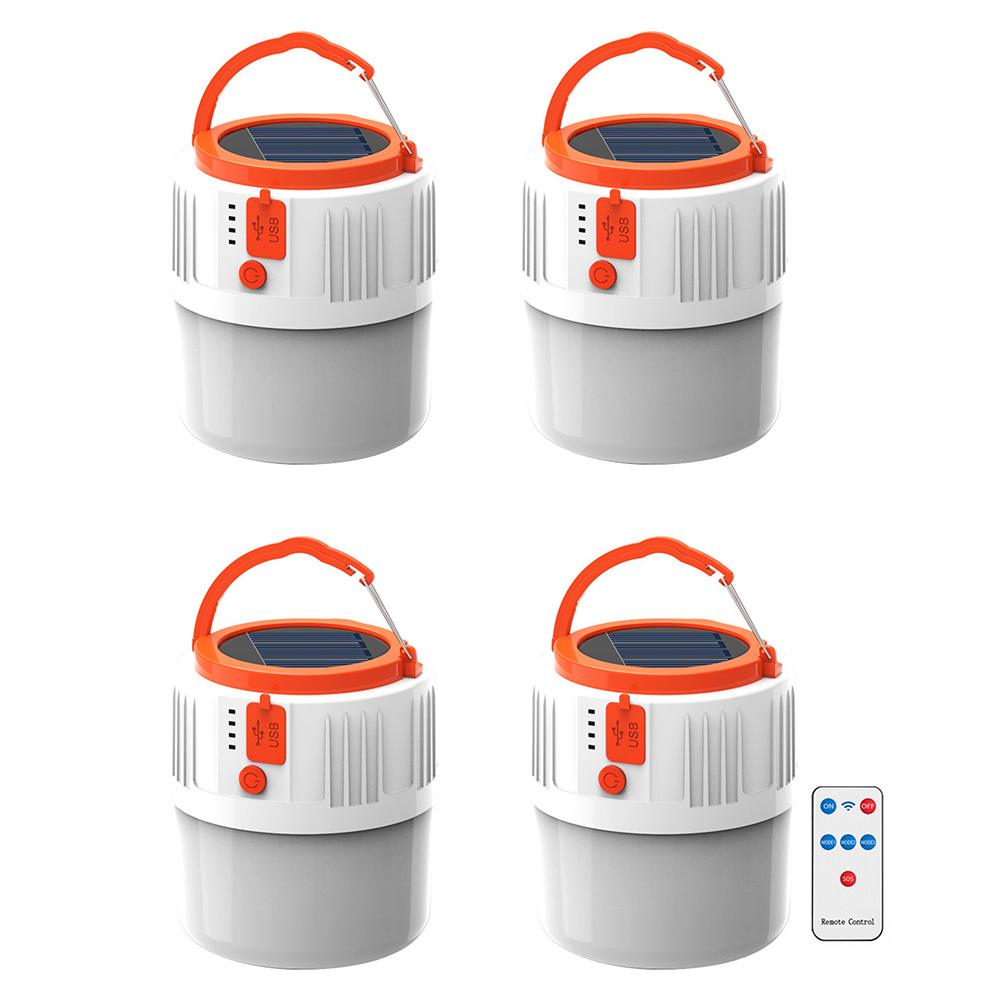 Portable LED Solar Camping Light Waterproof Tent Lamp Rechargeable Lanterns Outdoor Emergency Lights Market Energy Saving Bulb