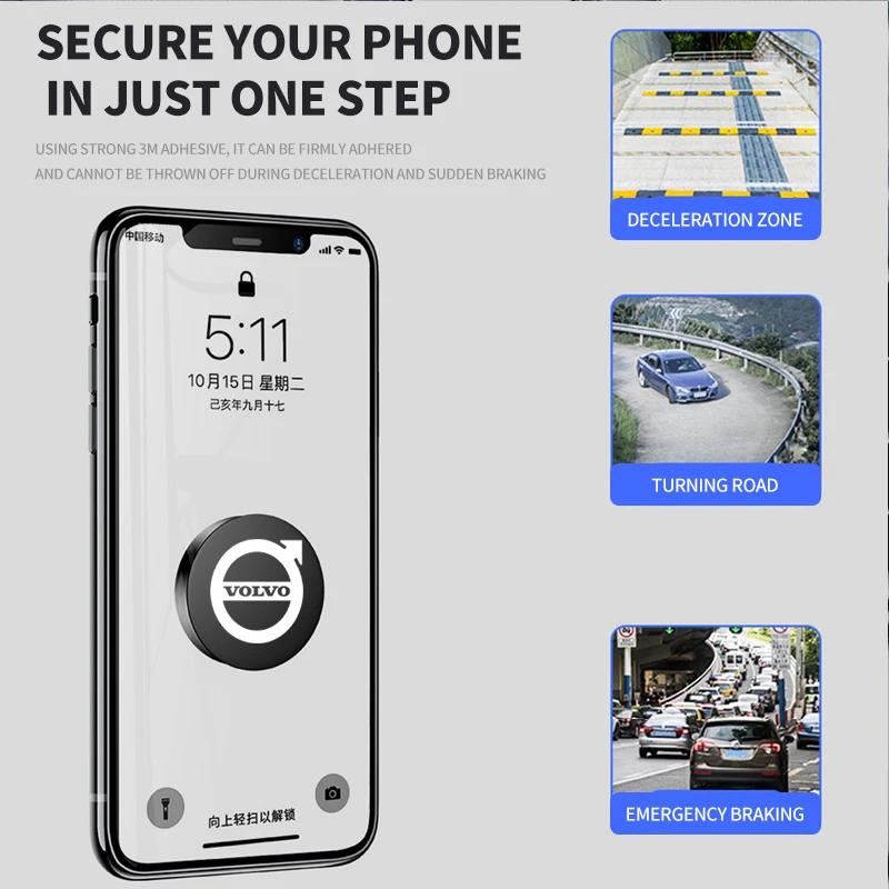 new Magnetic Car Phone Holder Air Vent Magnet Smartphone Mobile Stand Cell GPS Support For Volvo XC40 XC60 V60 V40 XC90 V50 S60