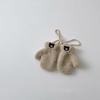 Cute Embroidered Bear Baby Gloves Lamb Wool Winter Boys Girls Full Finger Gloves Outdoor Windproof Warm Kids Mittens