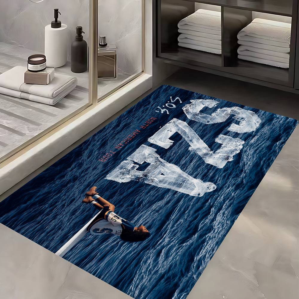 Popular Star Pop Singer Sza Room Mats Anti-slip Absorb Water Long Strip Cushion Bedroon Mat Household Carpets
