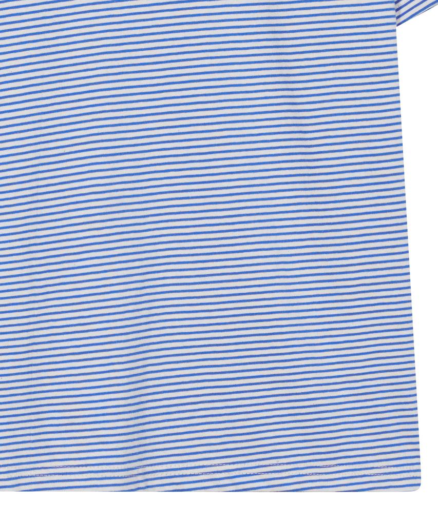 UNION BALANT Parrot Striped T-Shirt Blue