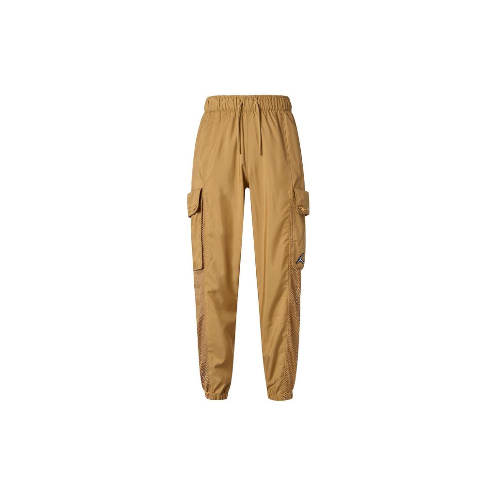 Jordan Casual Breathable Spliced Joggers Women Bottoms Gold DO5055-722