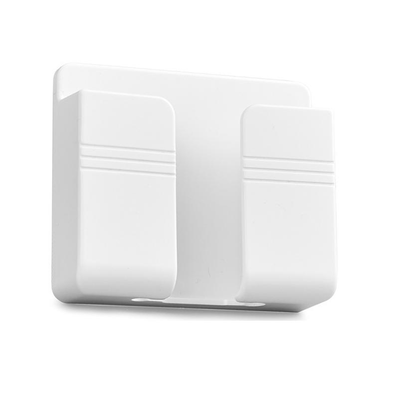 2 в 1 Настенный ящик для хранения с дистанционным управлением для мобильного телефона Многофункциональная стойка для хранения без ударов Настенные держатели для хранения мусора