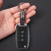 cxbkdv1 Car Logo Keychain Suede Key Chain Metal Keyring Decoration For Mitsubishi L200 ASX Pajero Sport Outlander Xpander Eclipse Cross