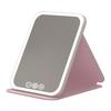 Foldable LED Makeup 3 Adjustable Adjustable Memory Convenient Perfect for and Home Use Mirror, Colors, Brightness, USB-C Rechargeable, Angle,