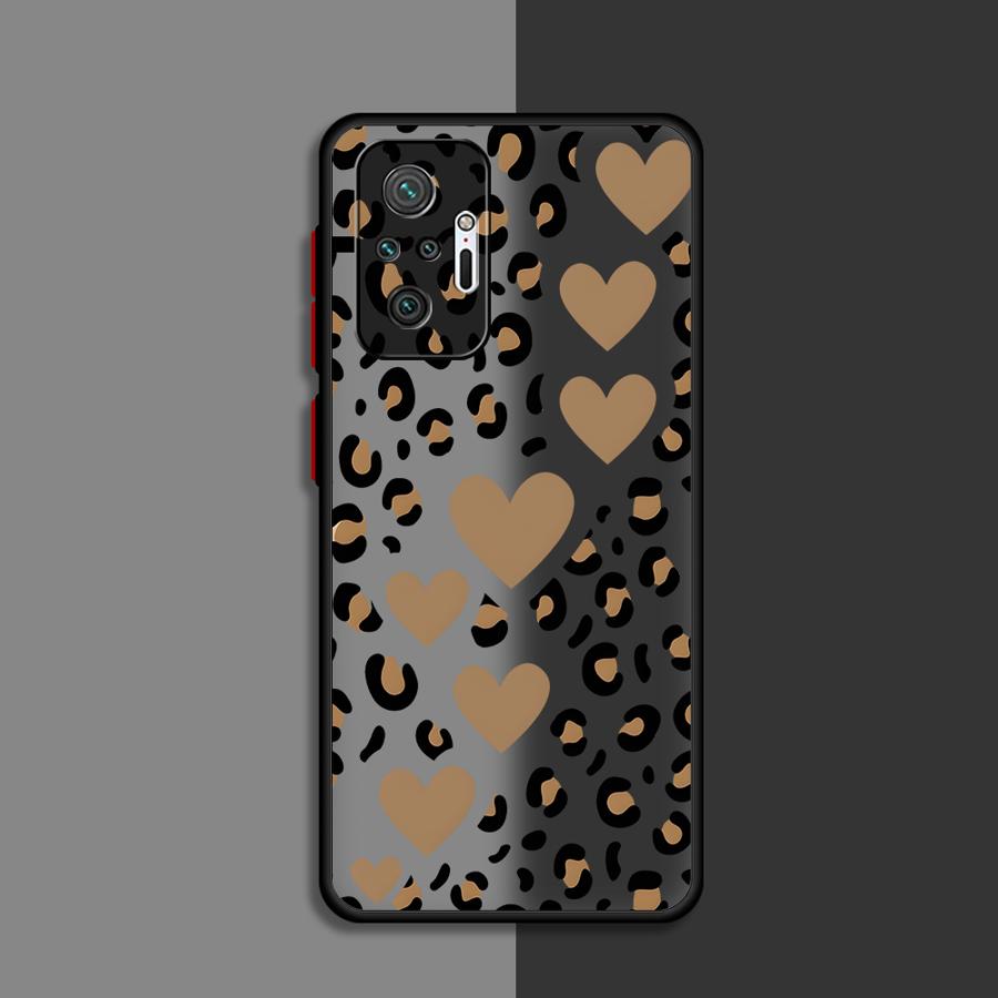 Чехол для телефона Leopard Love Star Funda на заднюю панель для Xiaomi Redmi Note 14 A4 10 14C 13C 11 12 13 Pro Plus 9S