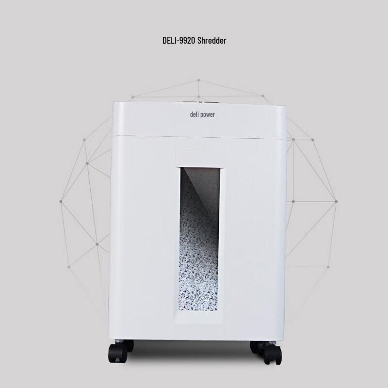 Deli 9920 Home Office Paper Shredder CN plug (adapter included)