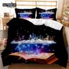 Magic Book King Duvet Cover Set Planet Galaxy Bedding Set Microfiber Star Cover Double Twin Queen For Kids Boys Girls