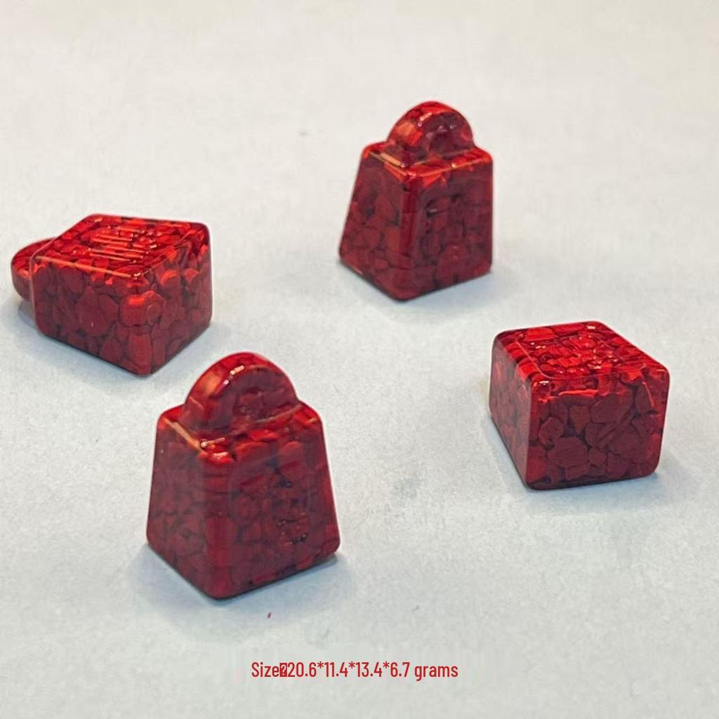 Original Gold-Plated Cinnabar Turtle Shell Fu Plaque and Gourd Pouch Accessories