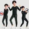 Летний спортивный костюм для детей с функцией быстрого высыхания - Легкая, дышащая футболка и брюки для баскетбола, футбола и бега.
