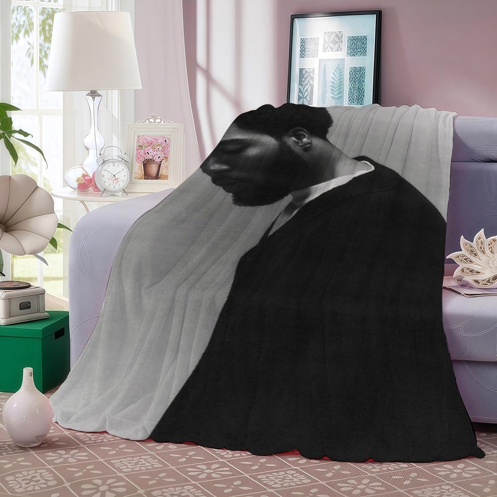 Hip Pop Singer Khalid Blanket Warm And Soft Suitable For Bedroom Living Room Sofa Bed Office Travel Camping