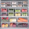 Refrigerator Storage Box With Timer - Fresh Fridge Organizer For Vegetables Fruits And Pantry Kitchen Containers