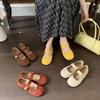 Retro Mary Jane Shoes 2025 French Temperament Elegant Suede Round Head Light Mouth Solid Color Inner Height-increasing Ballet Shoes