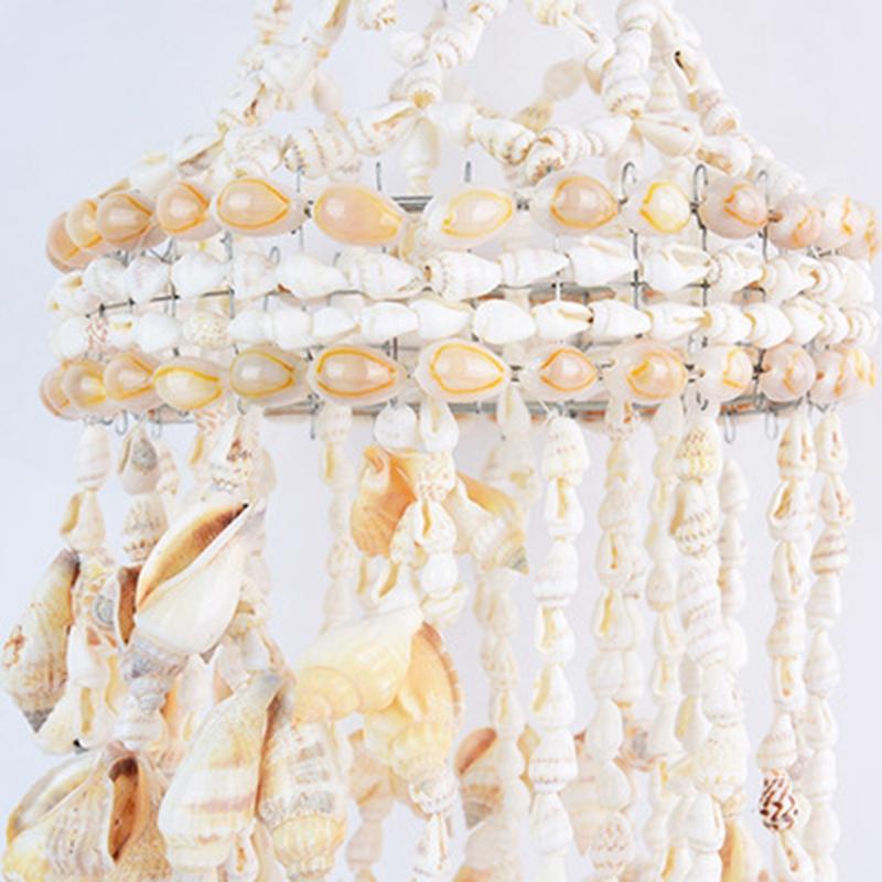 Conch Sea Shell Wind Chime Hanging Ornament Wall Decoration Creative Hanging Pendant Stylish Hanging Ornament Hanging