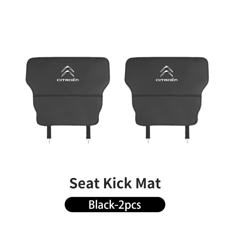 Car Seat Back Anti-Kick Pad Semi-Cover For Citroen C4 C3 C5 C1 C3 Berlingo Celysee Cactus Picasso Aircross Saxo Grand