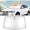 T TGBROS Защитный козырек от солнца на лобовое стекло Custom Fit 2015-2018 Bmw X4 Аксессуары Складной козырек Светоотражающий козырек из полиэстера Теплозащитный солнцезащитный экран