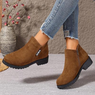 Обувь, женские модные ботильоны на толстой подошве, удобные зимние ботинки больших размеров для женщин, женские ботинки на платформе Botas De Mujer
