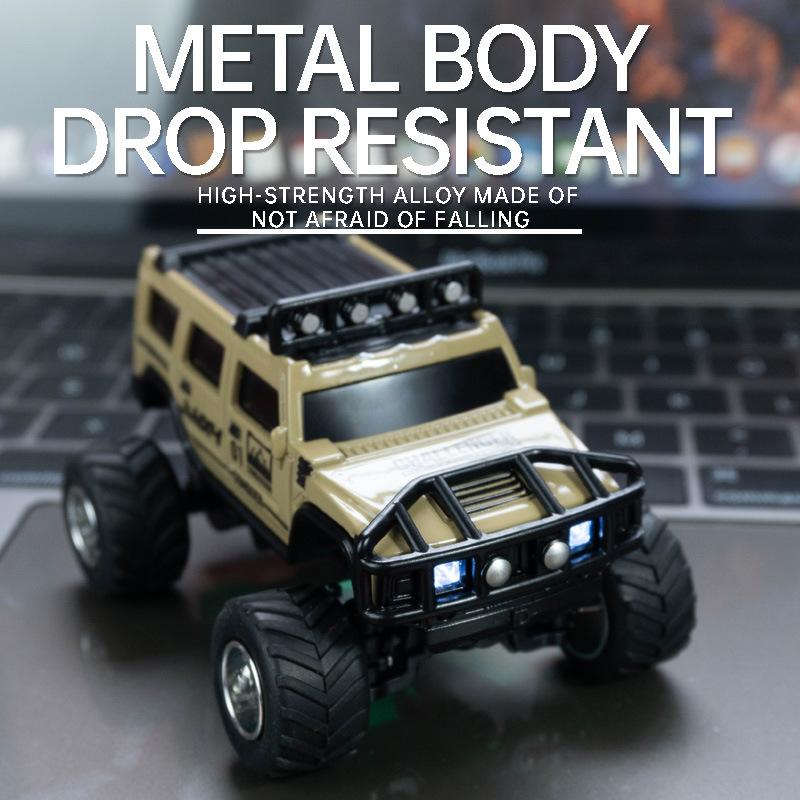 1: 64 RC Mini 2.4G Climbing Off Road Vehicle Simulation RC Car with APP Adjustable Speed Lighting Shock Absorber Boy Toy Gift