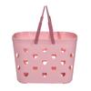 Storage Basket with Handle Large Capacity Hollow Design Portable Shower Caddy Tote Organizer Basket Bin for Bathroom