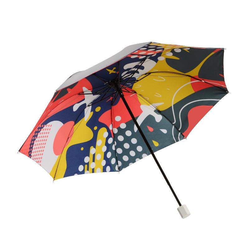 Зонт от дождя и солнца Солнечный зонт Уличный зонт Солнцезащитный зонт Защита от УФ-лучей Женский прилавок Коммерческий легкий складной