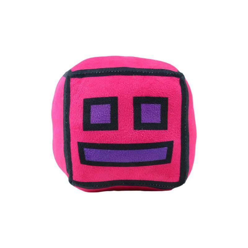 Geometry Game Dash Character Plush Cushion Stuffed Toy Expression Gift Block