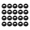 20pcs Dome Shaped Bull Nose Rubber O For Rings for LPG Gas Regulators Suitable for BBQ Bottle Gas Seal Replacement