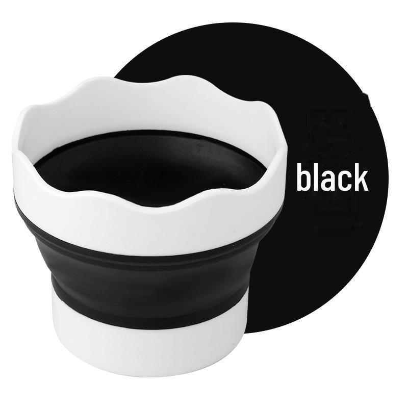 Выдвижное силиконовое складное ведро для мытья акварельных карандашей для портативной очистки художественных кистей