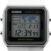 Casio A500wa 1df  A500wa 1  Цифровые Квадратные Винтажные Ретро Мировое Время Универсальные Металлические Часы