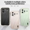 For Xiaomi Poco F7 Pro Ultra Phone Case Luxury Brushed Leather Electroplated Bumper Soft TPU Cover