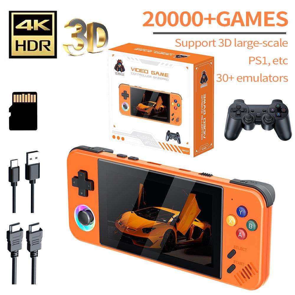 Ретро портативная игровая консоль M41: HD IPS-экран 4,2 дюйма, Открытый исходный код, Ностальгический портативный контроллер