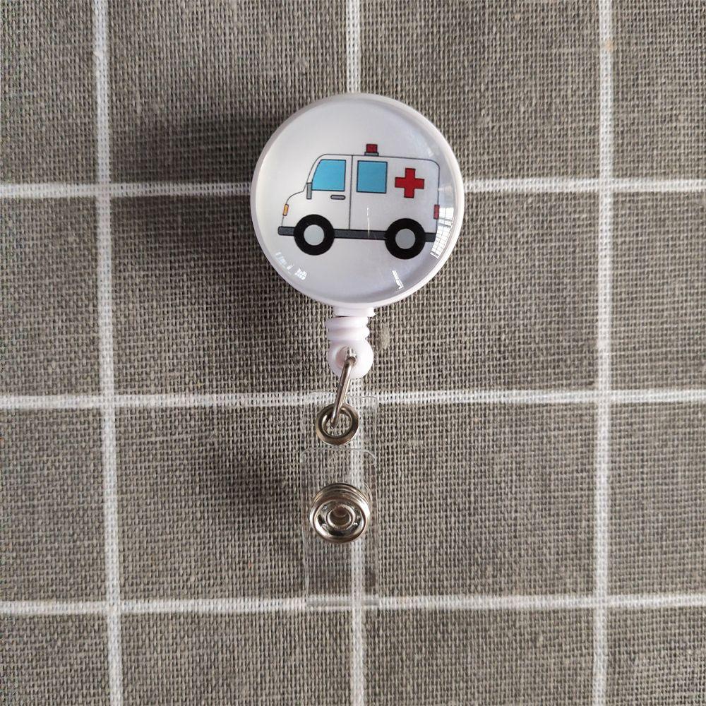 9 стилей рабочий бейдж с выдвижным держателем для медсестры, милый бейдж для медсестры с поворотным зажимом