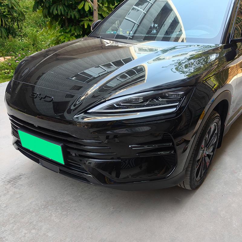 Для BYD Song Plus DM-i Seal U Sealion 6 Черный Воин Накладка на Передний Логотип Значок Отделка Аксессуары для Внешнего Модификации