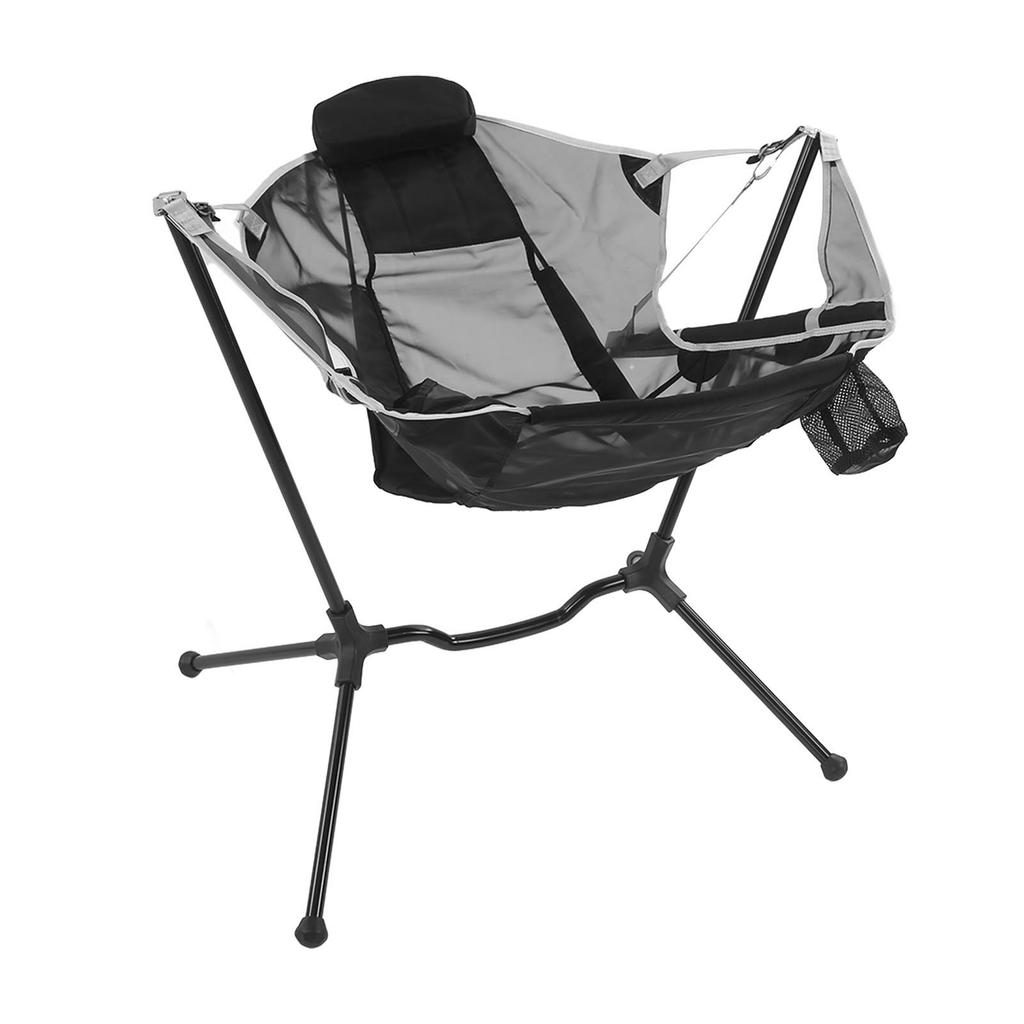 Camping Rocking Chair Aluminium Alloy Folding Adjustable Portable Camping Chair with Carrying Bag
