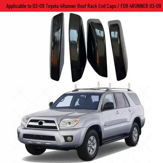 Декоративная крышка черной рейлинга на крышу для 2003-2009 4Runner, багажник на крышу Overlander