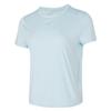 Casual Quick-Dry Breathable Round Neck Short Sleeve T-Shirt Women Tops Blue FN2799474