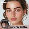 Lakerain Two Color Eyebrow Powder - Waterproof and Sweat Resistant Long-lasting Color, Fine Powder Lasting No Smudgy, Natural Eyebrow Shape,