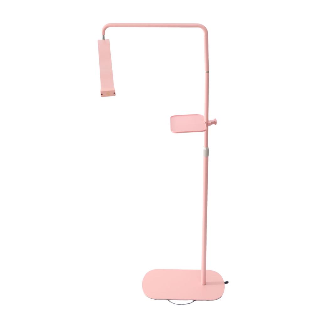 45W Beauty Lamp with Phone Clip 3200K‑5600K 350 degrees Rotation Half Moon Eyelash LED Floor Light for Skincare