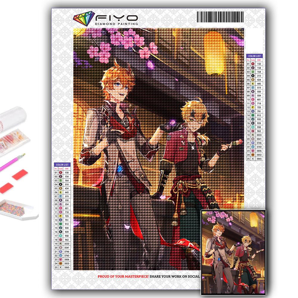 Алмазная картина Genshin Алмазная мозаика Ремесло Алмазная вышивка Картина