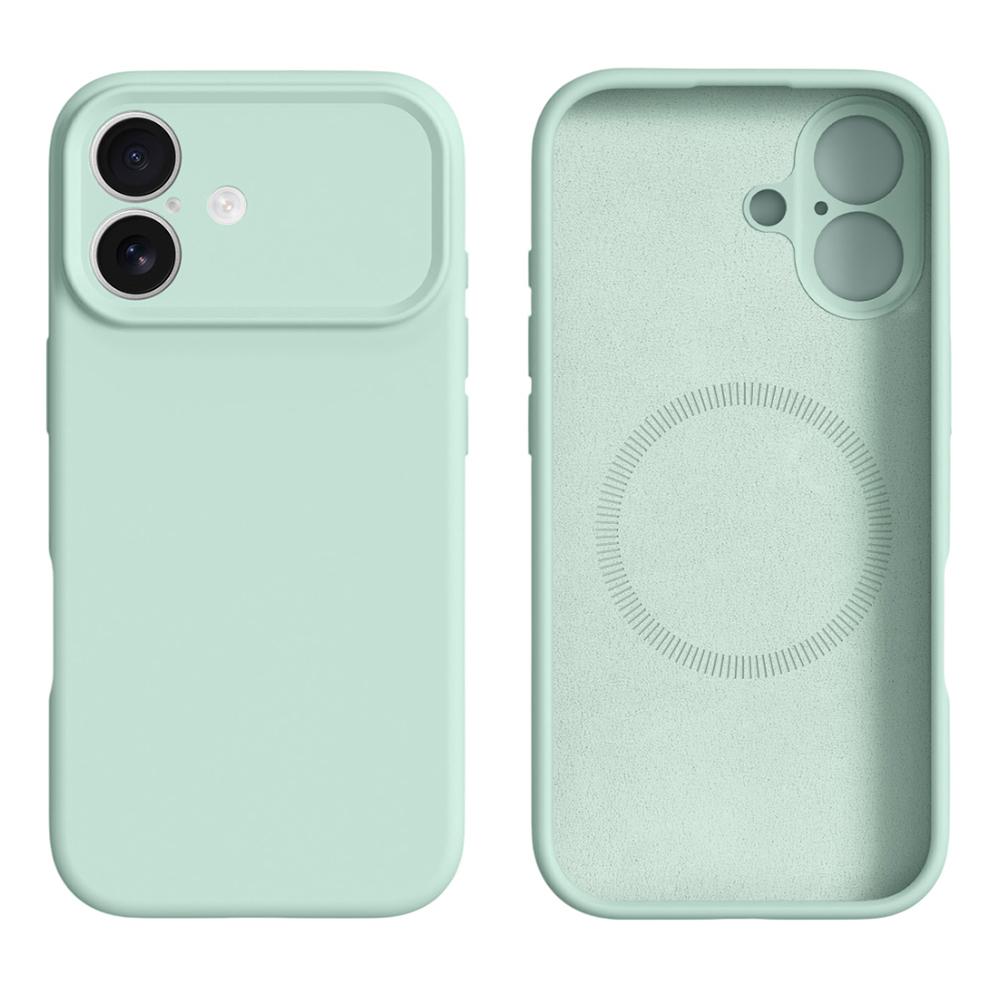 For iPhone 17 Case Compatible with MagSafe Precise Cutouts Liquid Silicone Protective Back Cover