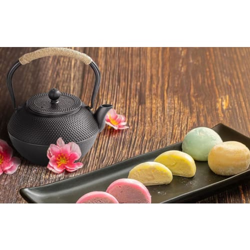 Iron Kettle, Ironware, Nanbu Ironware, Teapot, Kettle, Induction Stovetop Compatible, Iron Kettle, Iron Teapot with Tea Strainer, Stylish, Iron Supple